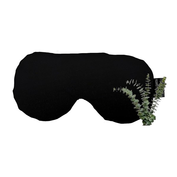 Sinus Flax Pillow for Natural Relief (Black - Breathe Herbal