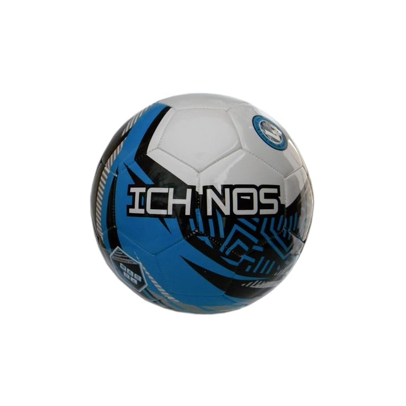 ICHNOS Snazzer Junior size football ball (White, Blue, Black, Silver,