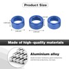 CheroCar Air Conditioner Button Trim Cover Aluminum Alloy Knob Cover