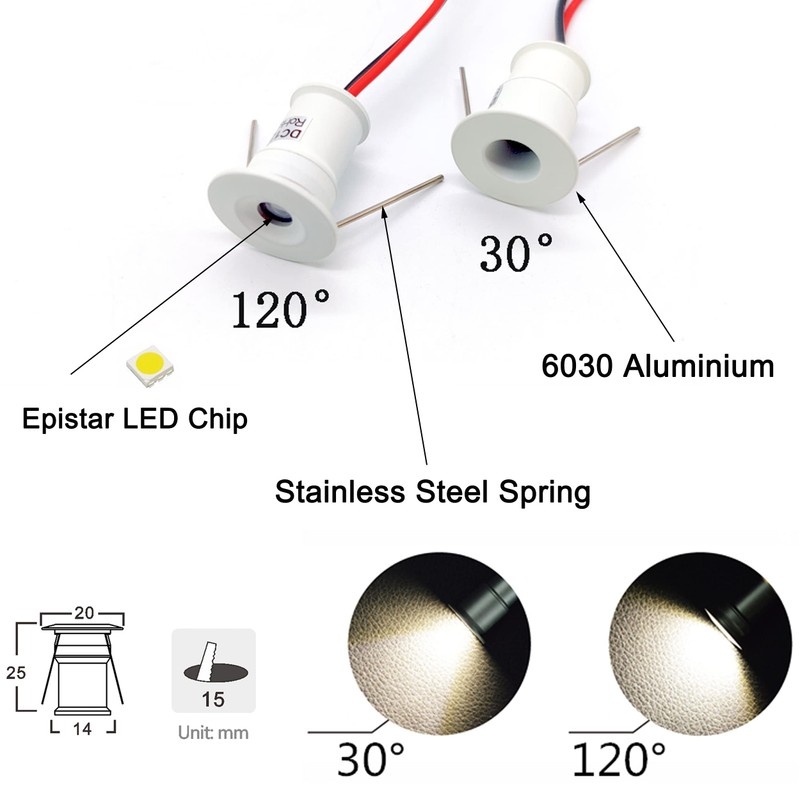 Under-Unit Light Kitchen 9 Pieces 12 V 1 W LED
