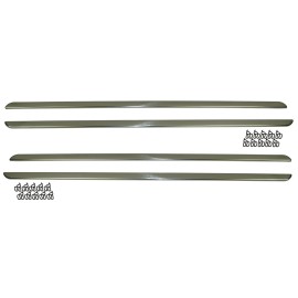 OVAL INDUSTRIES 1948 1949 FORD TRUCK HOOD SIDE TRIM 4 PIECE KIT WITH FASTENERS NEW 7C-16720 OVAL