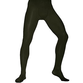 Aurellie Mens Opaque Everyday Footed Tights Rocky 60 Denier Olive