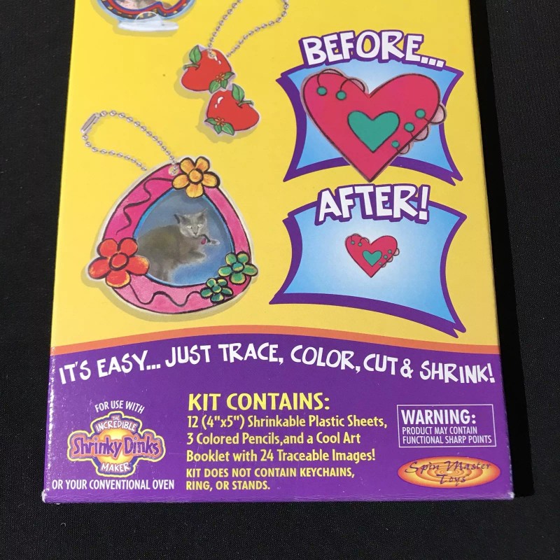 SHRINKY DINKS SHRINKY FRAMES ACTIVITY KIT 2001 SPIN MASTER TOYS
