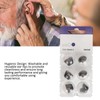 6pcs Silicone Click Sleeve Accessory Protect Ears Washable Sound Amplifier