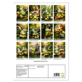 Japanese Green Tea (Wall Calendar 2026 DIN A3 High), CALVENDO Monthly Calendar: Aesthetics of Japanese Tea Culture (CALVENDO Lifestyle)