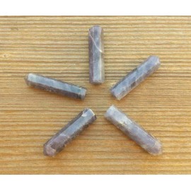 IOLITE SINGLE TERMINATED GEMSTONE CRYSTAL PENCIL POINT (ONE)