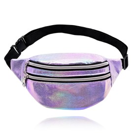 Bum Bag Children's Girls Belt Bag Children, Bum Bag Fashion Waterproof Belt Bag Compartments with Zip Adjustable Strap Waist Bag for Men and Women Party Festival Sports Outdoor Travel, multicoloured