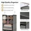 GRANNY SAYS Hanging Closet Organizer with Drawers, 4 Shelf Dividers