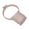 Floplast Soil Pipe White Strap Boss with 43mm Solvent Boss