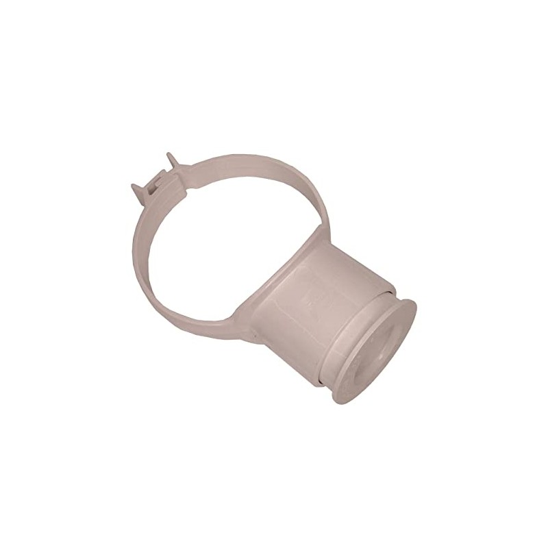 Floplast Soil Pipe White Strap Boss with 43mm Solvent Boss