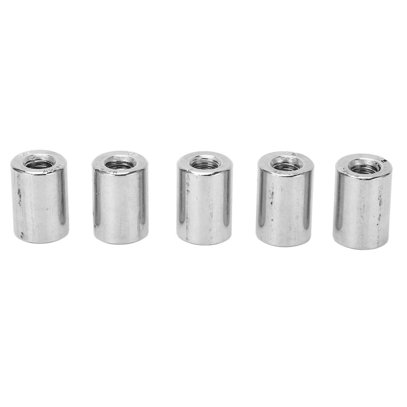 20Pcs Coupling Nut Round Rod Connector 304 Stainless Steel Female