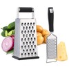 2 Pack, Cheese Box Grater & Handheld Cheese Grater Set,