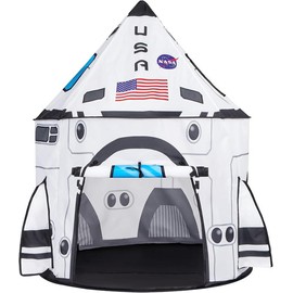 Christmas Gift Rocket Ship Play Tent Pop up Play Tent Kids Christmas Gift Indoor Outdoor Spaceship Playhouse Tent Set