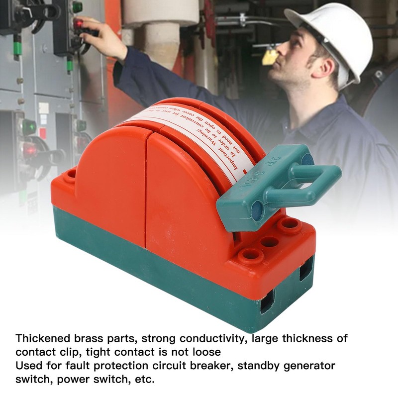 CYTGOUPER 2 Pcs 220V 32A 2 Pole Power Disconnect Knife