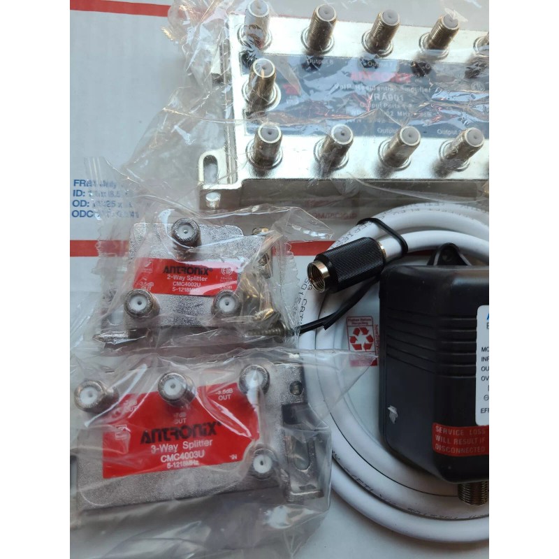 ANTRONIX VRA901 1.2 GHz VoIP Residential Digital Coaxial Amplifier 9-Po