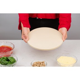 K ROCKSHEAT 10.25"x 0.47" Small Size Round Cordierite Pizza Stone