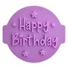 Happy Birthday HB01 - Embosser/Stamp for Fondant, Icing, Cupcake, Cake,