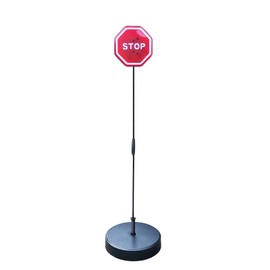 TUMAX Parking Garage Flashing Stop Sign - Stop Sign for Garage Parking, Adjustable Height Parking Assist, LED Garage Car Stop Indicator, 1-Pack