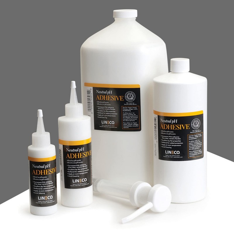 Lineco Neutral pH Adhesive, Archival Quality Acid-Free PVA Buffered Adhesive