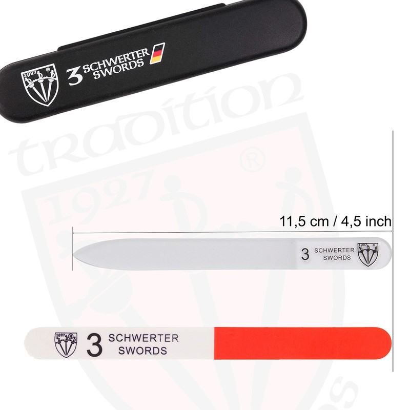 Drei Schwerter Exclusive Glass Nail File, The Perfect Nail Care,