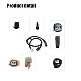 KOWWONG RH Left Rear Box Lighting Truck Bed Light Wiring Harness Jumper Assembly for Ford F-150 2021-2025 Replace# ML3Z-14A411-F ML3Z14A411F, Driver Side