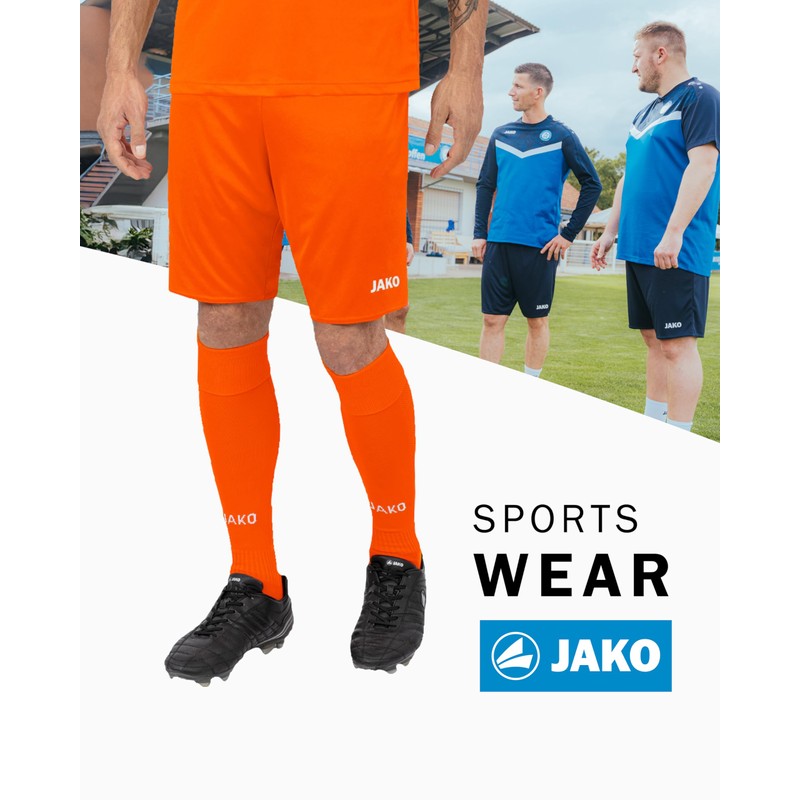 JAKO Men's Manchester 2.0 Sports Trousers, Neon Orange, L EU