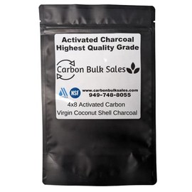 Carbon Bulk Sales - Activated Carbon for Air Filtration - 4x8 Mesh Size (1 Pound)