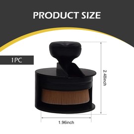 Zikefest Tire Shine Brush, Tire Shine Applicator Brush, Car Tire Brush, Tire Dressing Brush with Seal Cover, Portable Short Handle Cleaner for Car Detailing, Universal Car Accessories (Brown)