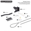 HILLMASTER 2 Pack Self Locking Gate Latch for Wooden Fence