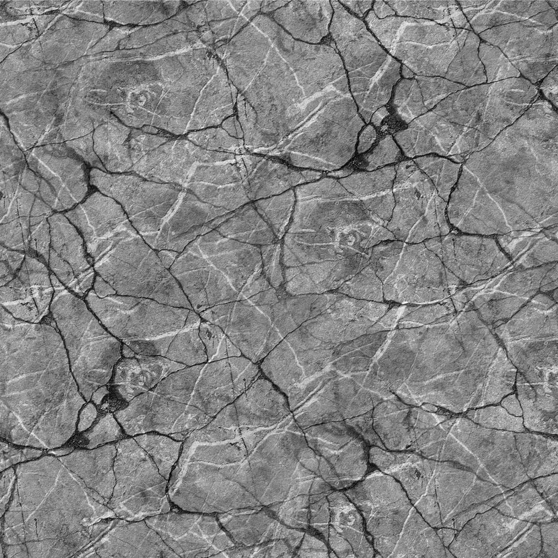 Oilcloth Tablecloth 180 x 140 cm Square Marble Grey #1453-03