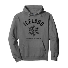 Iceland Reykjavik Vintage Icelandic Souvenir Pullover Hoodie