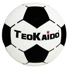 Cucuba Water Rubber Ball Volley Handball Water Ball Training or Game Diameter 22.5 cm White Black Size 5 - Weight 130 g