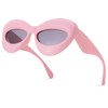 Melpomenia Trendy Lip Y2k Sunglasses for Women Men Fashion Cat