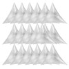 HOMSFOU 200pcs Stair Inside Corner Clear Dust Guards Decorative Triangle