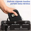 Hielera Para Insulina Estuche Para Insulina Práctico,negro