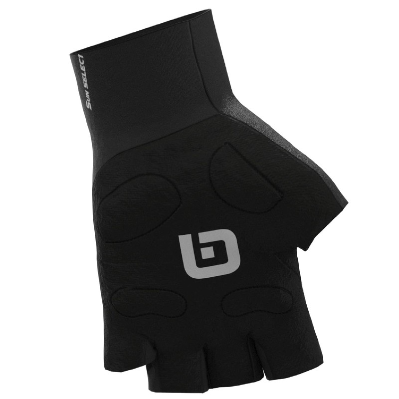 Alé Cycling Unisex Sunselect Crono Summer Gloves, Black/Fluo Pink, XL