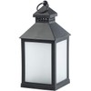 Lunartec Garden Lantern: LED Lantern with Realistic Flame Play and