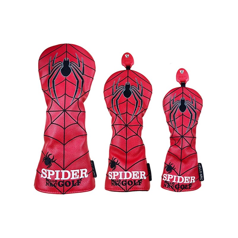 Golf Headcover Driver 440cc 460cc Wood Utility UT Cover Spider