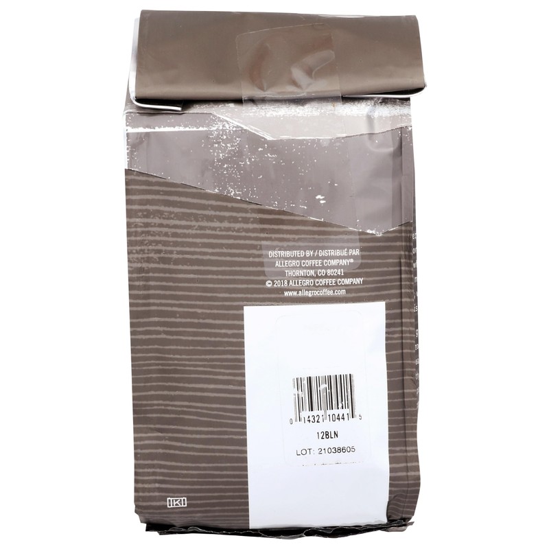 Allegro Coffee Blue Nile Blend Whole Bean Coffee, 12 oz