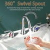 Bathroom Sink Faucet FRANSITON Centerset 8 Inch 2 Handle Bathroom