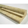 Durango Cream Travertine Honed Ogee Chair Rail Molding