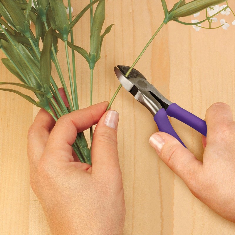 FloraCraft Floral Wire Cutter 6.5 Inch Purple