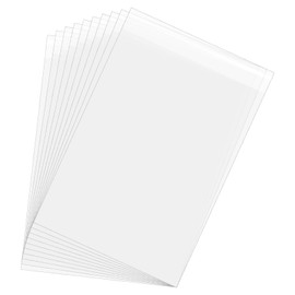 uxcell 16.5"x 11" Acid-Free Picture Sleeve, 120 Pack Crystal Clear Photo Sleeves Storage Bags Transparent Sealing Bag for 11"x 15" Art Prints, Pictures, Photos, Frame Mats Mattes