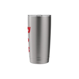 Cherry Bomb Retro Vintage Old Style Stainless Steel Insulated Tumbler