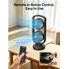 DR.PREPARE Dual Oscillating Tower Fan with 270° Tilt, 105° Oscillating,