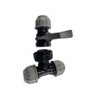 mdpe Compression Water Pipe tee Junction with Full Flow Control