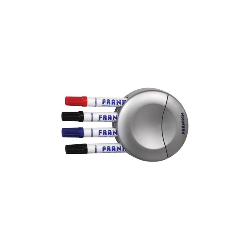 Franken Magnetic Marker Pen Holder with 4 Magnetic Markers