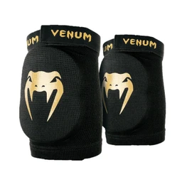 Venum Contact Elbow Pads - Black/Gold - L