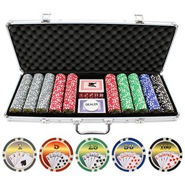 Versa Games 11.5g 500pc Royal Flush Poker Chips Set from