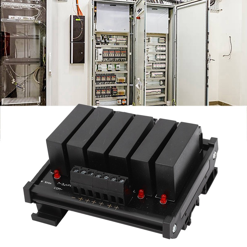 6 Channel Solid State Relay Module with Signal Indicator Input